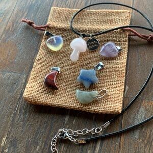 Crystals for Aquarius! Labradorite Aventurine  Amethyst Amazonite Red Jasper